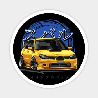 Impreza WRX STi (Yellow) Magnet